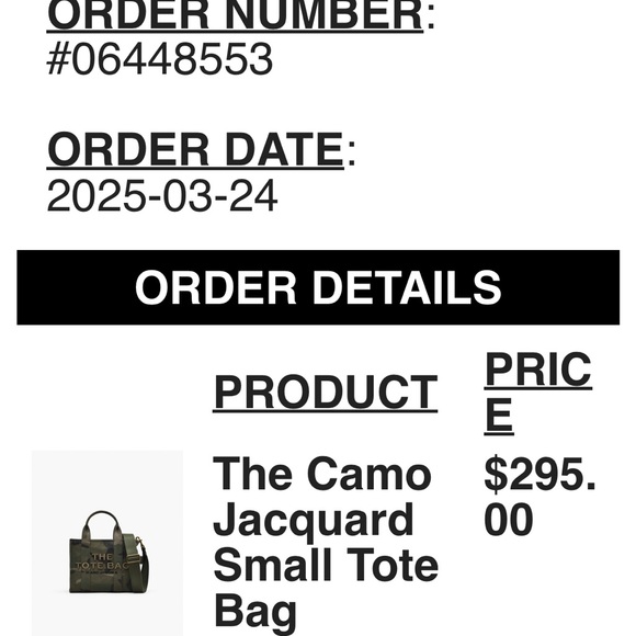 Marc Jacobs Small Camo Jacquard Tote Bag - Picture 11 of 11